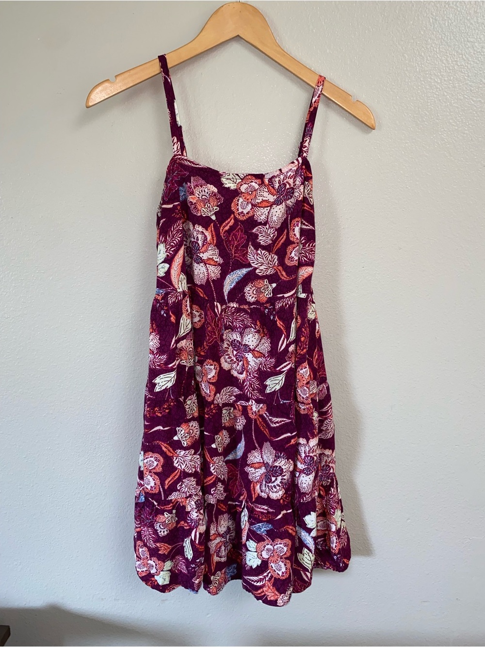 Old Navy Boho Summer Dress With Pockets Loose Fit Size Medium Cottagecore
